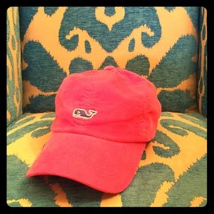 NWOT Pink Corduroy Vineyard Vines Hat